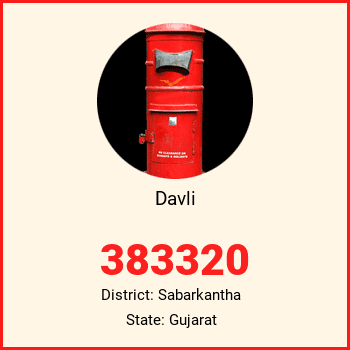 Davli pin code, district Sabarkantha in Gujarat