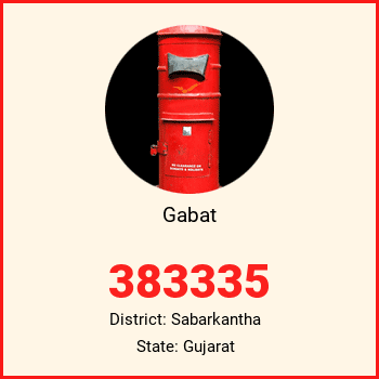 Gabat pin code, district Sabarkantha in Gujarat