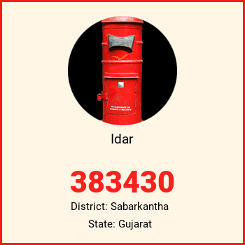 Idar pin code, district Sabarkantha in Gujarat