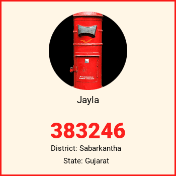 Jayla pin code, district Sabarkantha in Gujarat