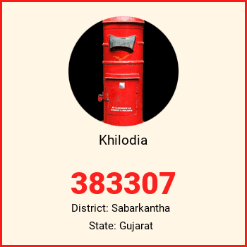 Khilodia pin code, district Sabarkantha in Gujarat