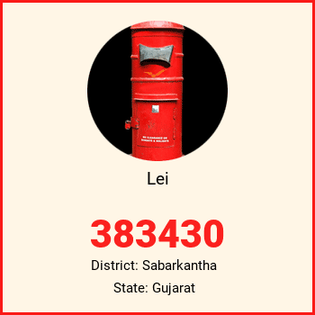 Lei pin code, district Sabarkantha in Gujarat