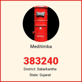 Meditimba pin code, district Sabarkantha in Gujarat