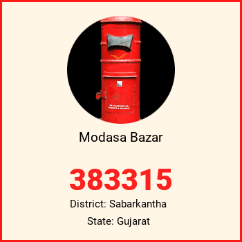 Modasa Bazar pin code, district Sabarkantha in Gujarat