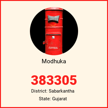 Modhuka pin code, district Sabarkantha in Gujarat