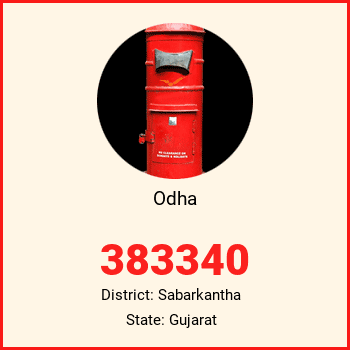 Odha pin code, district Sabarkantha in Gujarat