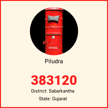 Piludra pin code, district Sabarkantha in Gujarat