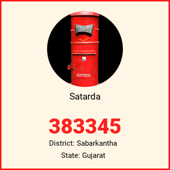 Satarda pin code, district Sabarkantha in Gujarat
