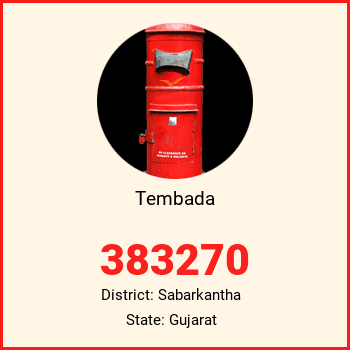 Tembada pin code, district Sabarkantha in Gujarat