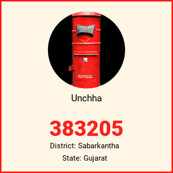 Unchha pin code, district Sabarkantha in Gujarat