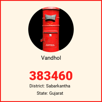 Vandhol pin code, district Sabarkantha in Gujarat