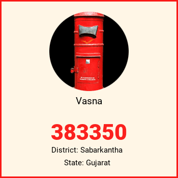 Vasna pin code, district Sabarkantha in Gujarat