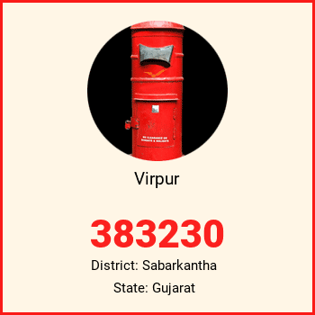 Virpur pin code, district Sabarkantha in Gujarat