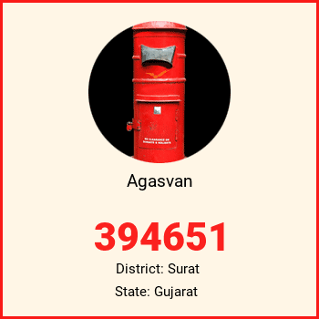 Agasvan pin code, district Surat in Gujarat