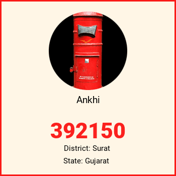 Ankhi pin code, district Surat in Gujarat