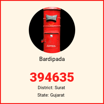Bardipada pin code, district Surat in Gujarat