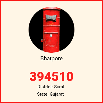 Bhatpore pin code, district Surat in Gujarat
