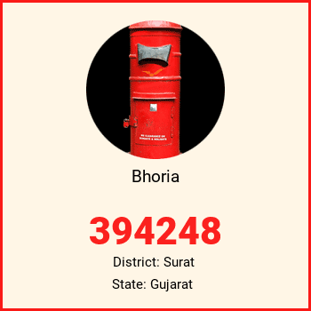 Bhoria pin code, district Surat in Gujarat