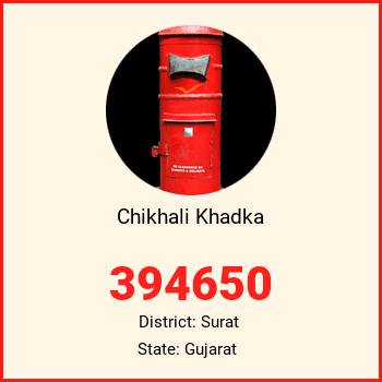 Chikhali Khadka pin code, district Surat in Gujarat