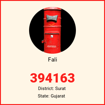 Fali pin code, district Surat in Gujarat