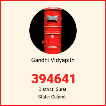 Gandhi Vidyapith pin code, district Surat in Gujarat