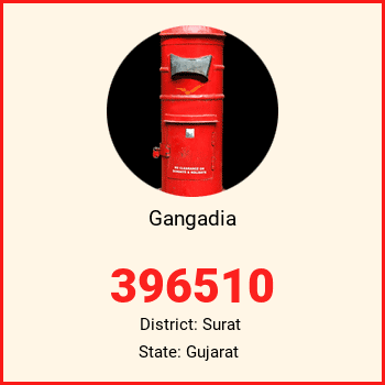 Gangadia pin code, district Surat in Gujarat