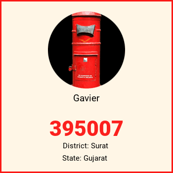 Gavier pin code, district Surat in Gujarat