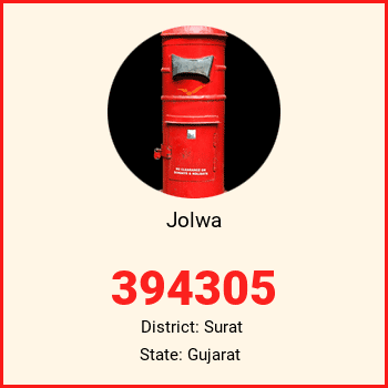Jolwa pin code, district Surat in Gujarat