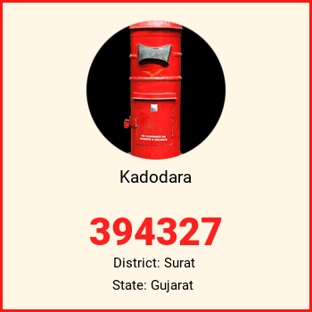 Kadodara pin code, district Surat in Gujarat