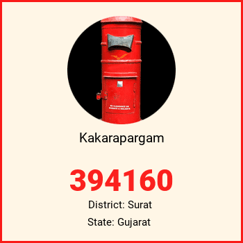 Kakarapargam pin code, district Surat in Gujarat