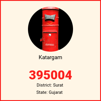 Katargam pin code, district Surat in Gujarat