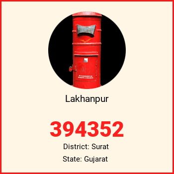 Lakhanpur pin code, district Surat in Gujarat