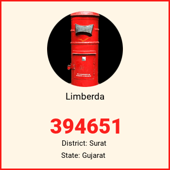 Limberda pin code, district Surat in Gujarat