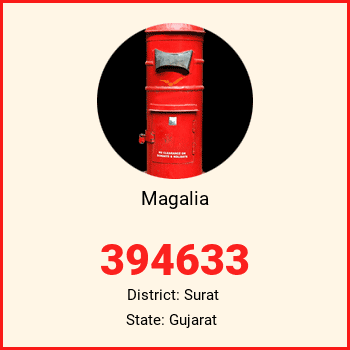 Magalia pin code, district Surat in Gujarat