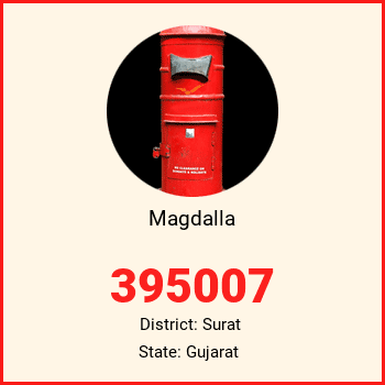 Magdalla pin code, district Surat in Gujarat