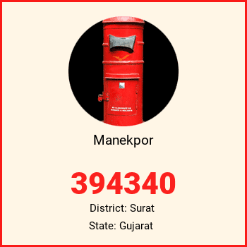 Manekpor pin code, district Surat in Gujarat