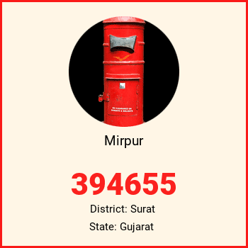 Mirpur pin code, district Surat in Gujarat