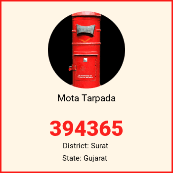 Mota Tarpada pin code, district Surat in Gujarat
