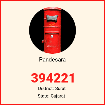 Pandesara pin code, district Surat in Gujarat