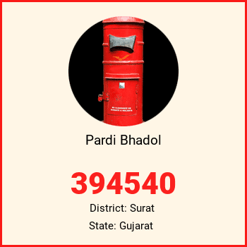 Pardi Bhadol pin code, district Surat in Gujarat