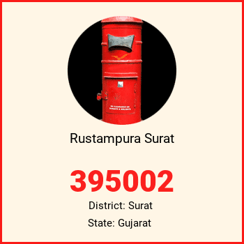 Rustampura Surat pin code, district Surat in Gujarat