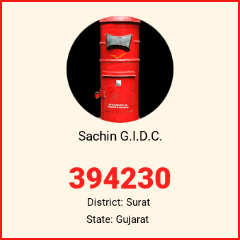 Sachin G.I.D.C. pin code, district Surat in Gujarat