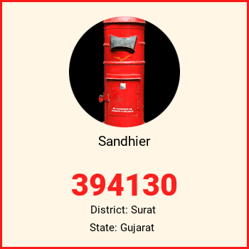 Sandhier pin code, district Surat in Gujarat