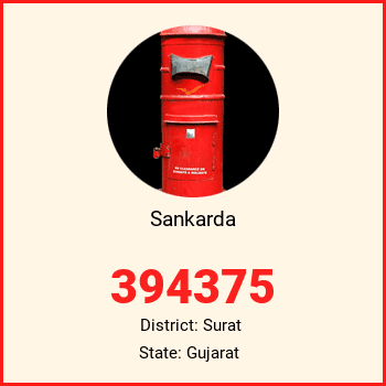Sankarda pin code, district Surat in Gujarat
