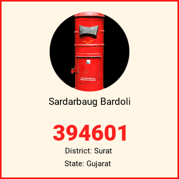 Sardarbaug Bardoli pin code, district Surat in Gujarat