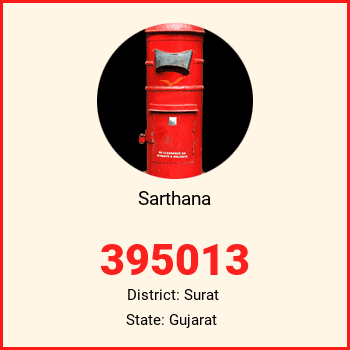 Sarthana pin code, district Surat in Gujarat
