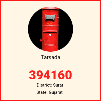 Tarsada pin code, district Surat in Gujarat
