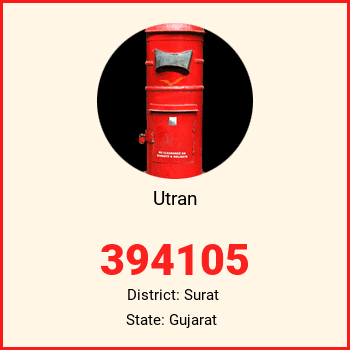 Utran pin code, district Surat in Gujarat