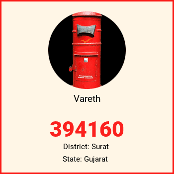 Vareth pin code, district Surat in Gujarat