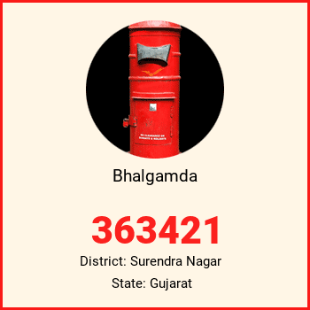 Bhalgamda pin code, district Surendra Nagar in Gujarat